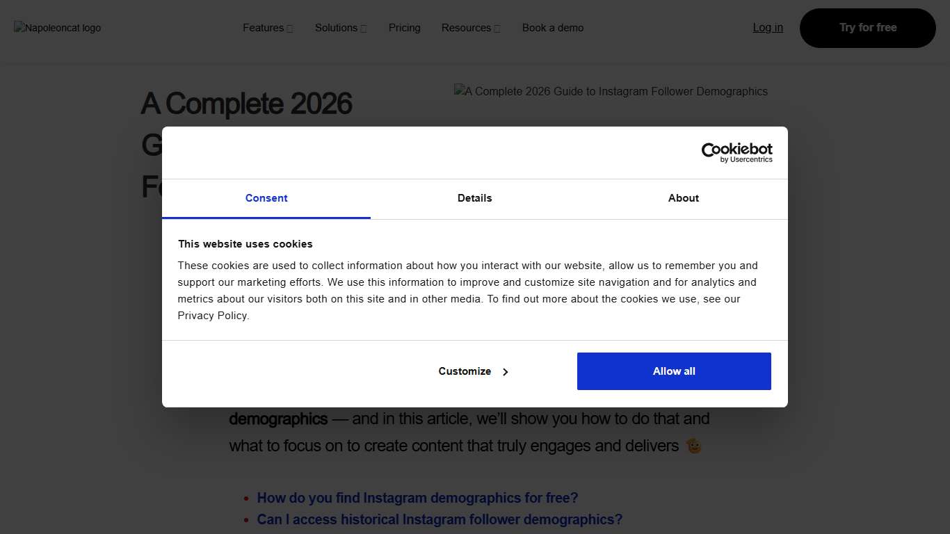 A Complete 2026 Guide to Instagram Follower Demographics